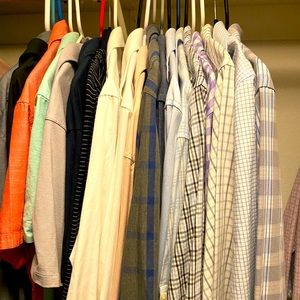 19 shirts | Combining Polo and Button Down | Full Lot for Sale as one